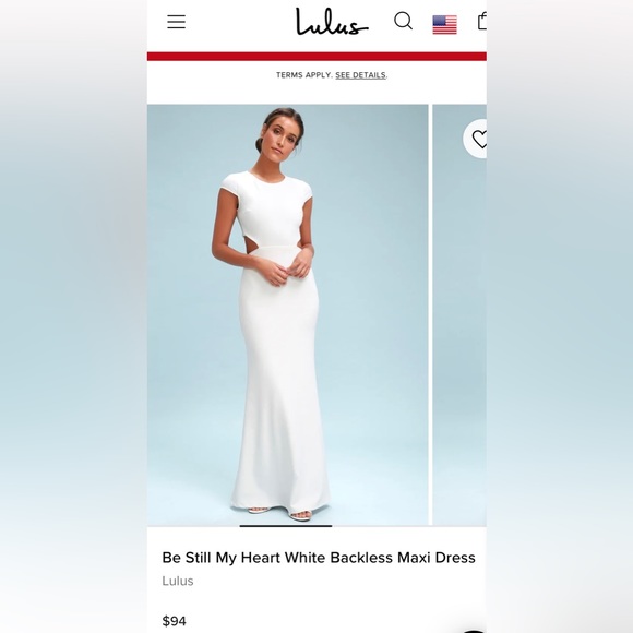 NWT! LuLu’s Wedding Dress - Picture 9 of 9